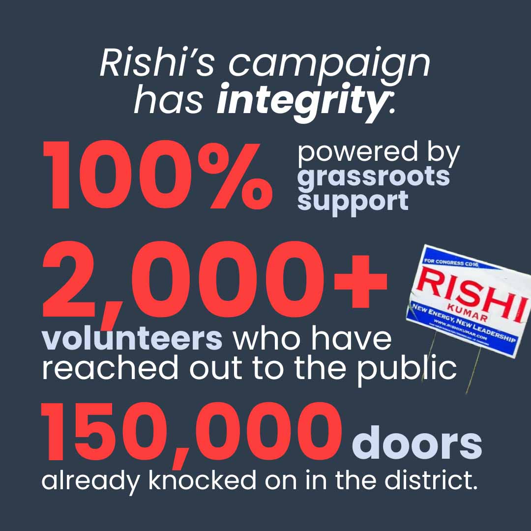 Rishi by the numbers. A grassroots campaign